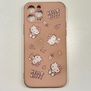 Hello Kitty Pink iPhone 12 Pro Silicone Phone Case